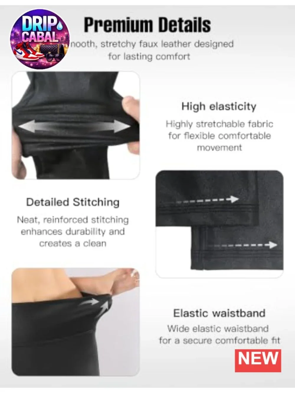 N/A sleek faux